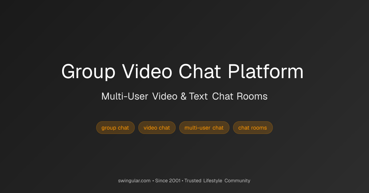 Group Video Chat | Swingular